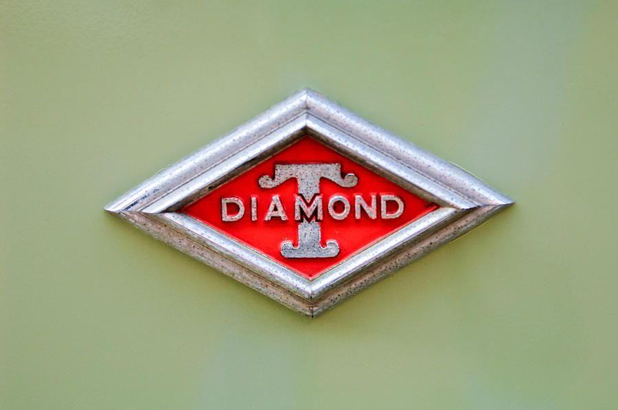 Diamond T Logo - 1948 Diamond T Emblem -ck0879c Photograph by Jill Reger