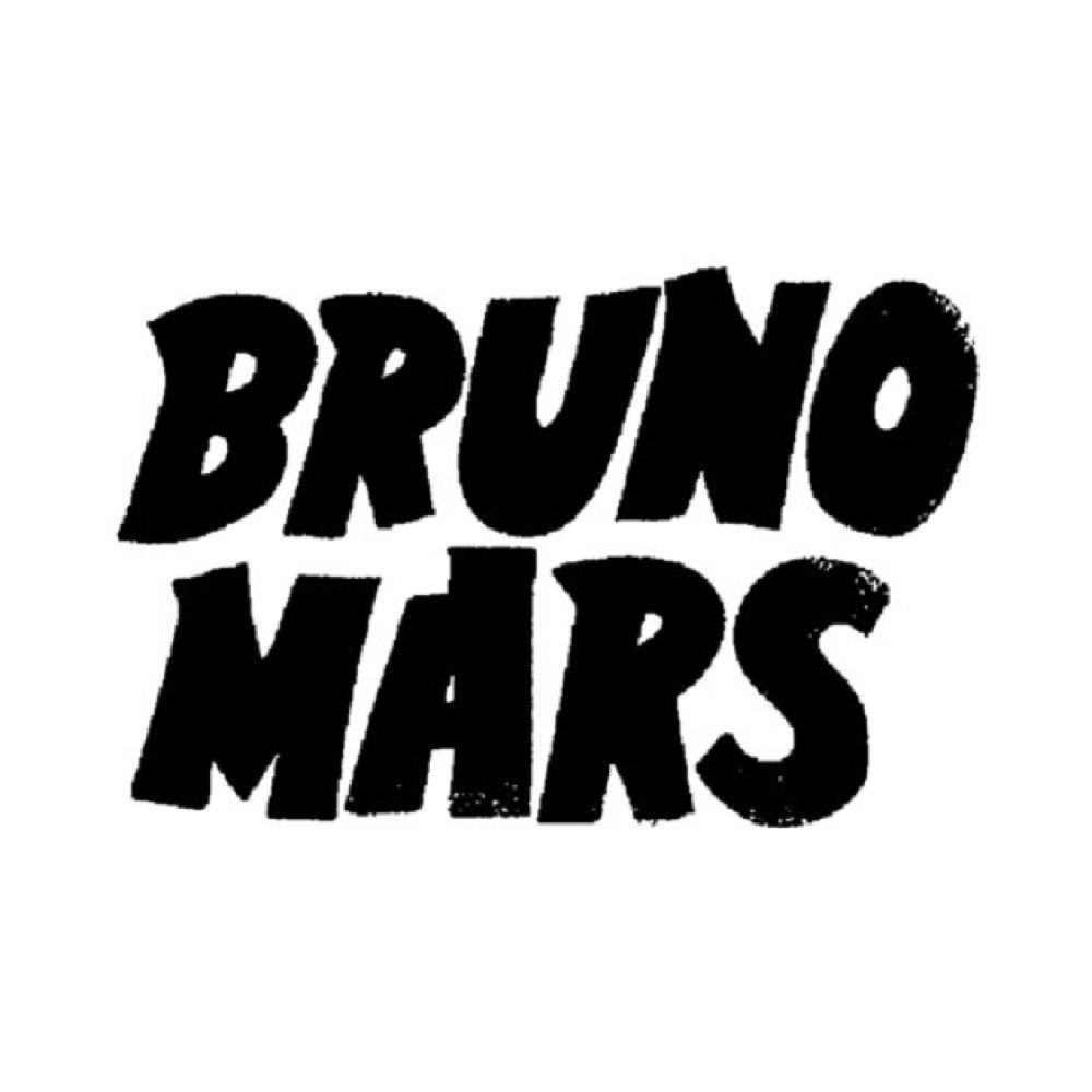 Bruno Logo - Bruno Mars Logo | Type in 2019 | Bruno mars concert, Bruno mars ...