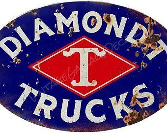Diamond T Logo - Diamond t truck | Etsy