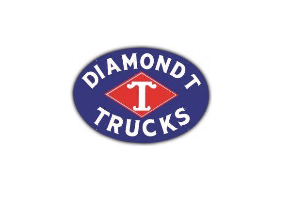Diamond T Logo - Diamond T Trucks Vintage Sign by SignPast - Free Shipping