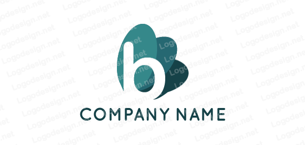 B in Blue Oval Logo - letter b inside three oval shapes. Logo Template by LogoDesign.net
