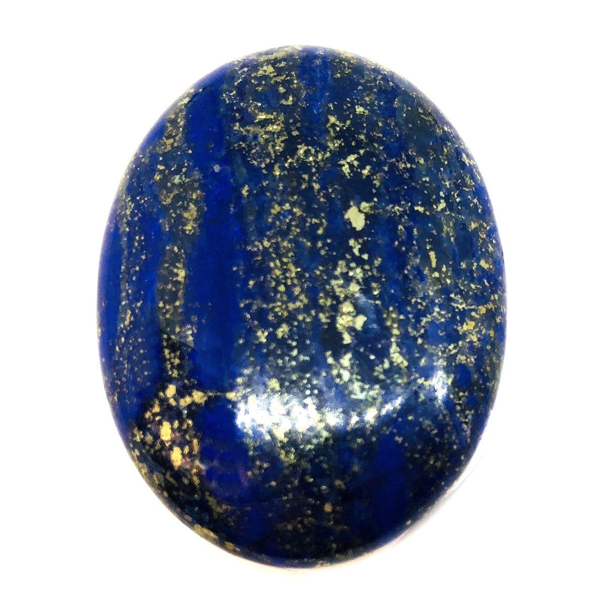 B in Blue Oval Logo - Lapis Lazuli, lapis cabochons, semi precious stones, blue stones
