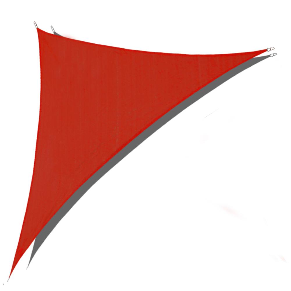 Right Triangle Red Logo - Shade&Beyond 15 ft. X 15 ft. x 21 ft. Red Right Triangle Sun Shade ...