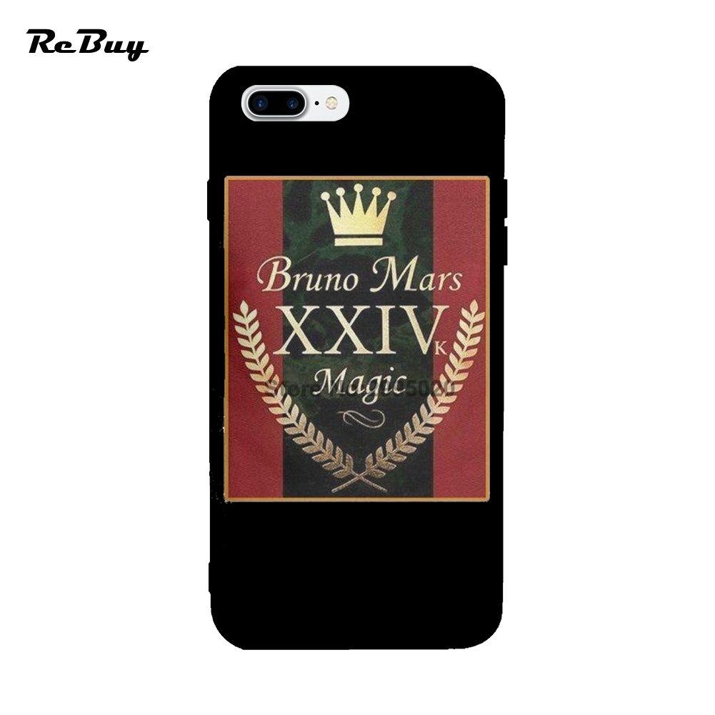 Bruno Mars Logo - Bruno Mars 24k Magic Logo For Iphone 6/7 Case Soft TPU Covers For ...