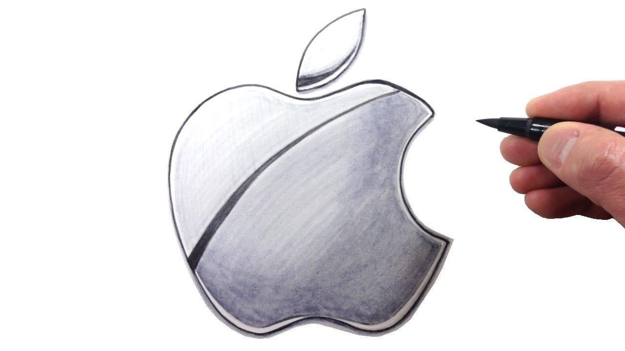 2007 Apple Logo - How to Draw the 2007 Apple Logo - YouTube