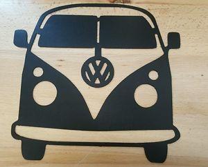 Volkswagen Bus Logo - VW Bus metal wall art plasma cut decor volkswagen emblem logo gift ...