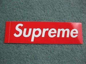 All Rare Supreme Box Logo - GENUINE DS Supreme Box Logo Sticker RARE SOLD OUT READY TO SHIP | eBay