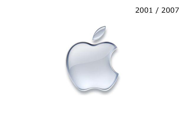 2007 Apple Logo - Apple Logo Tasarım Değişiklikleri - Logo Tasarım
