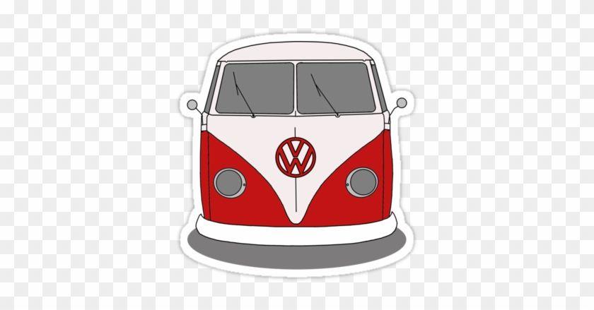 Volkswagen Bus Logo - Vw Bus Sticker - Draw A Vw Camper Van - Free Transparent PNG Clipart ...