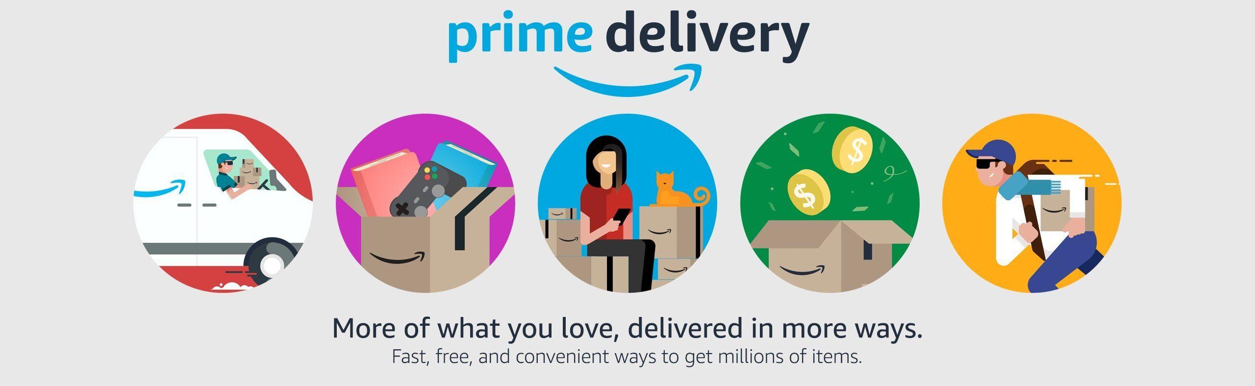Amazon.com Logo - Prime Delivery