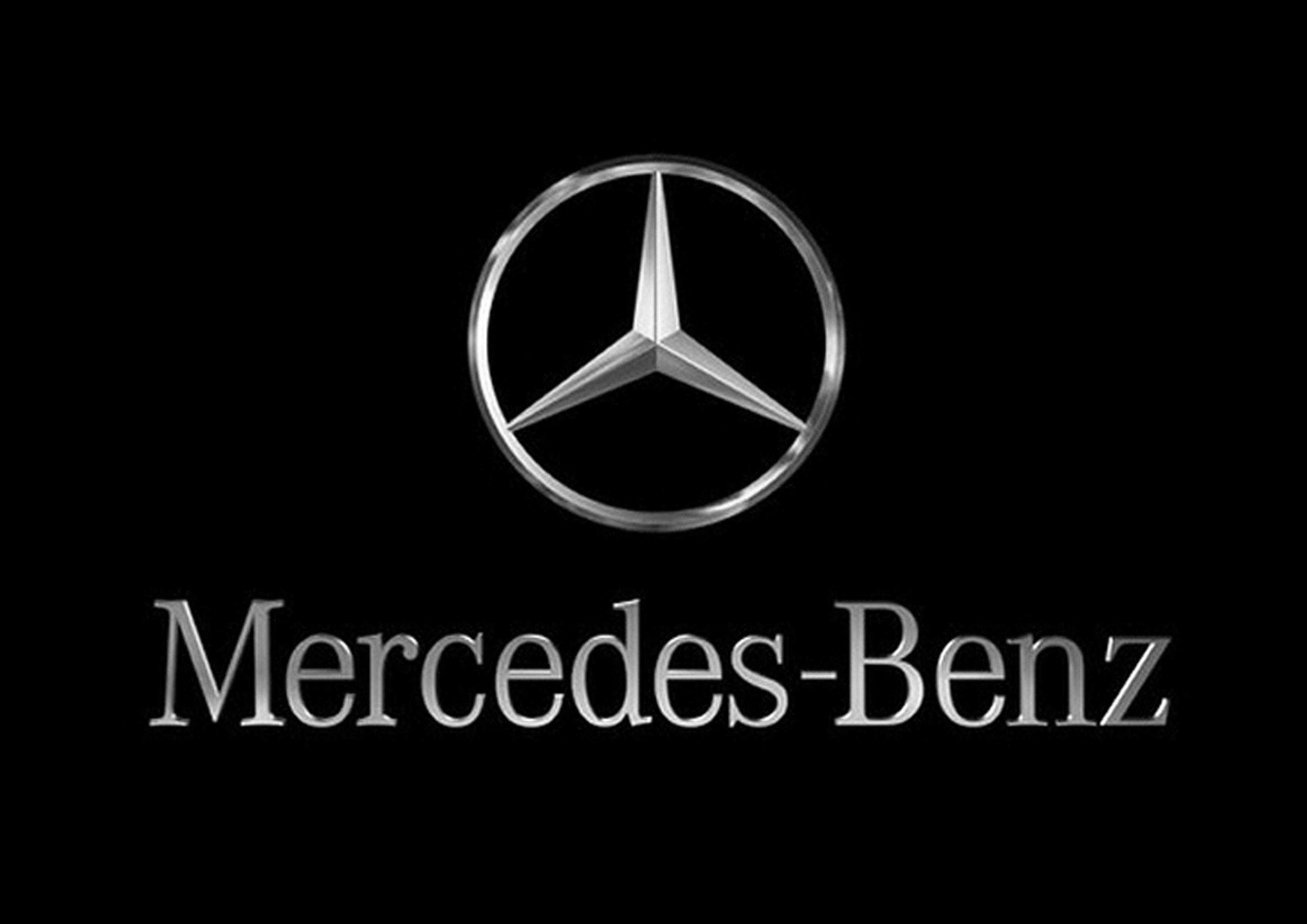 Benz Black Logo - Mercedes Benz Logo Wallpaper, Picture, Image