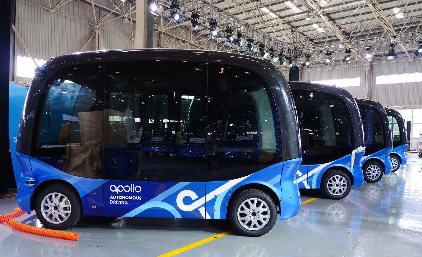 Self-Driving Apollo Logo - Baidu will deploy its self-driving buses in Japan