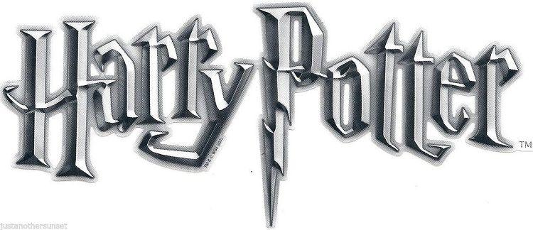 Harry Potter Logo - Harry Potter Lightning Logo Sticker