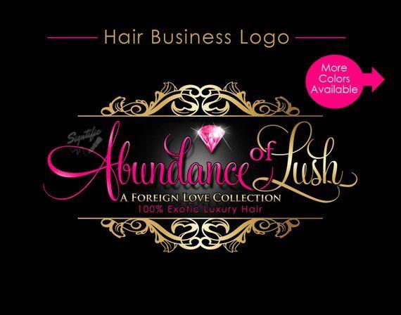 Flowing Hair Logo - Hair Extensions Logos