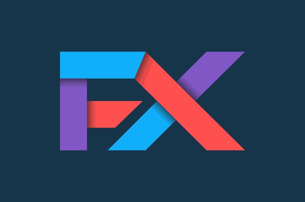 FX Logo - FX Logo Logo Templates Creative Market