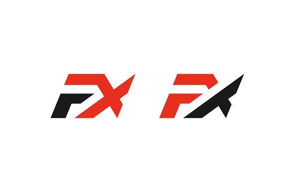 FX Logo - FX Monogram Logo - Muckup Bonus! ~ Logo Templates ~ Creative Market