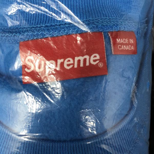 Royal Blue Supreme Logo - Supreme Box Logo Crewneck Bright Royal Blue – Skint-shop