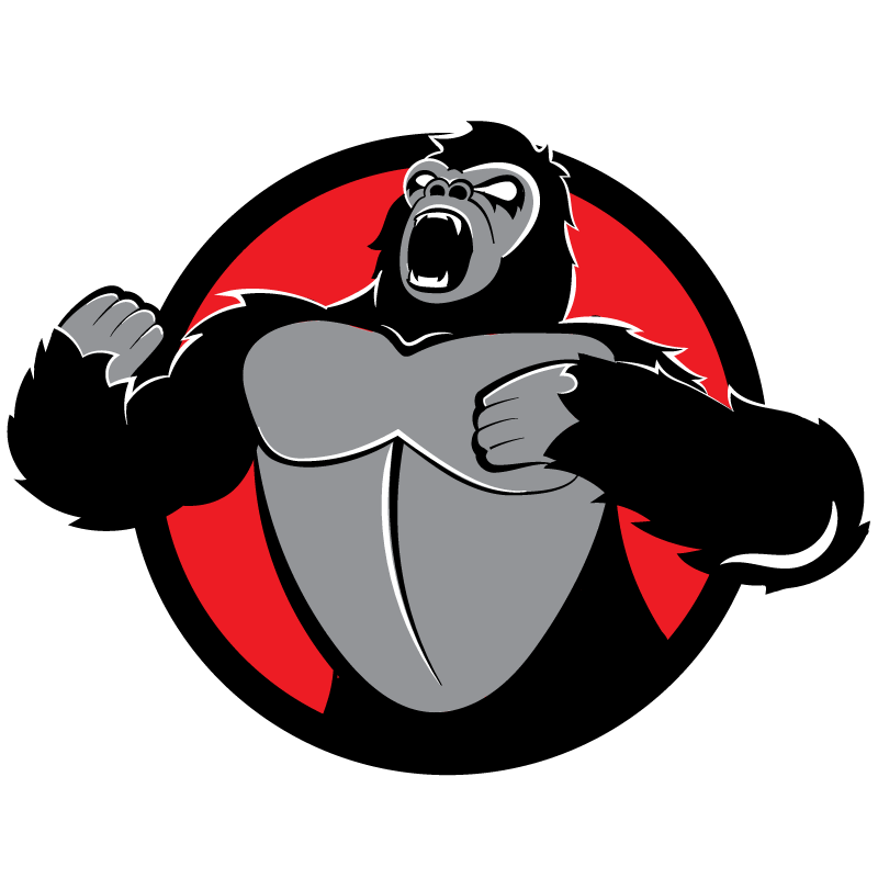 Red Gorilla Logo - Design a Gorilla -head only- Mascot Logo