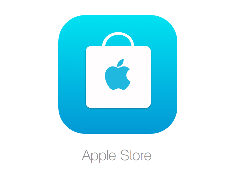 Apple App Logo - Apple Store Icon for iPhone Sketch freebie free resource