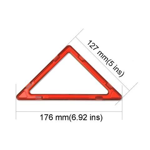 Right Triangle Red Logo - NextX Magnetic Block Series Single Magnetic Block, Big Right