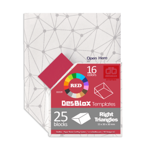 Right Triangle Red Logo - RIGHT TRIANGLES – Desblox