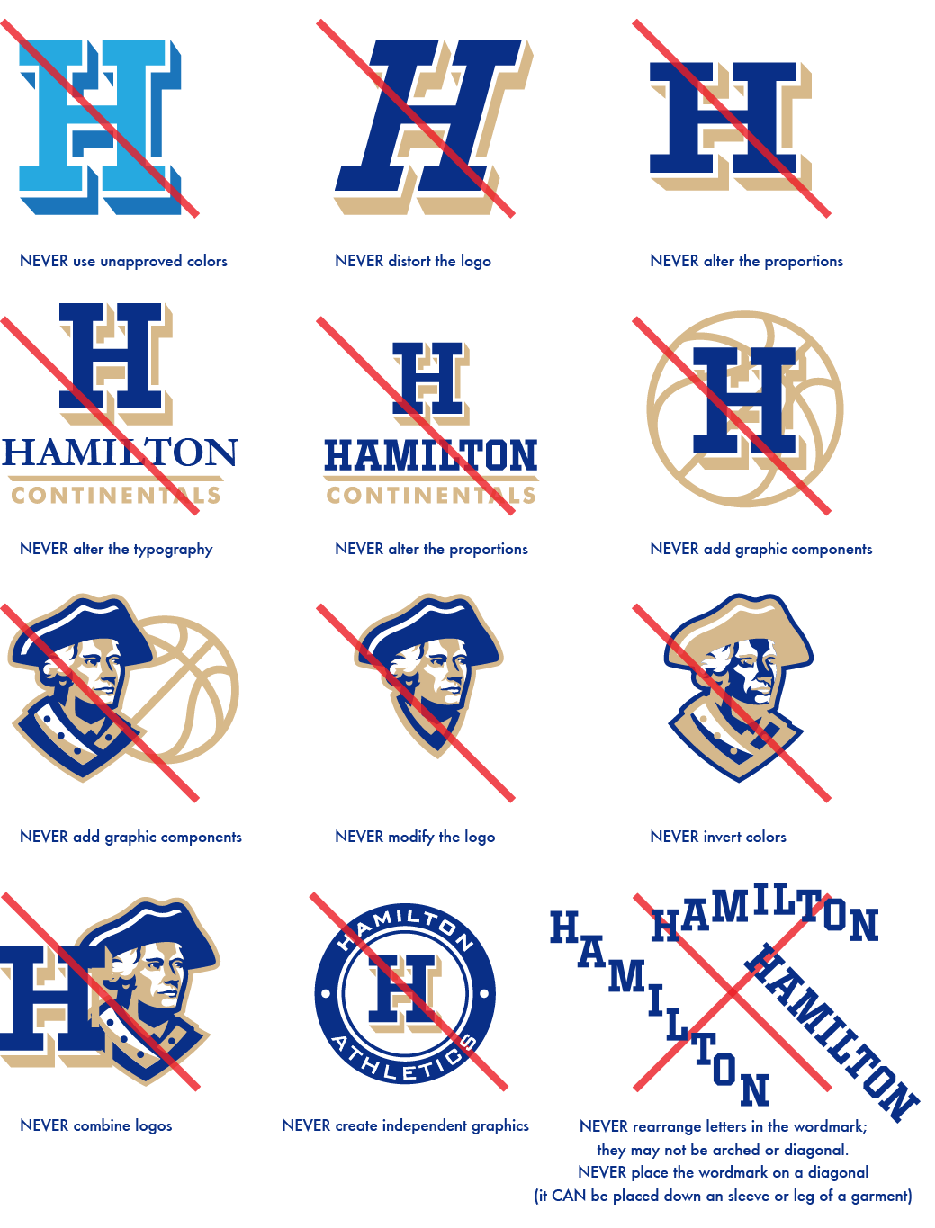 College H Logo - Athletics Graphics