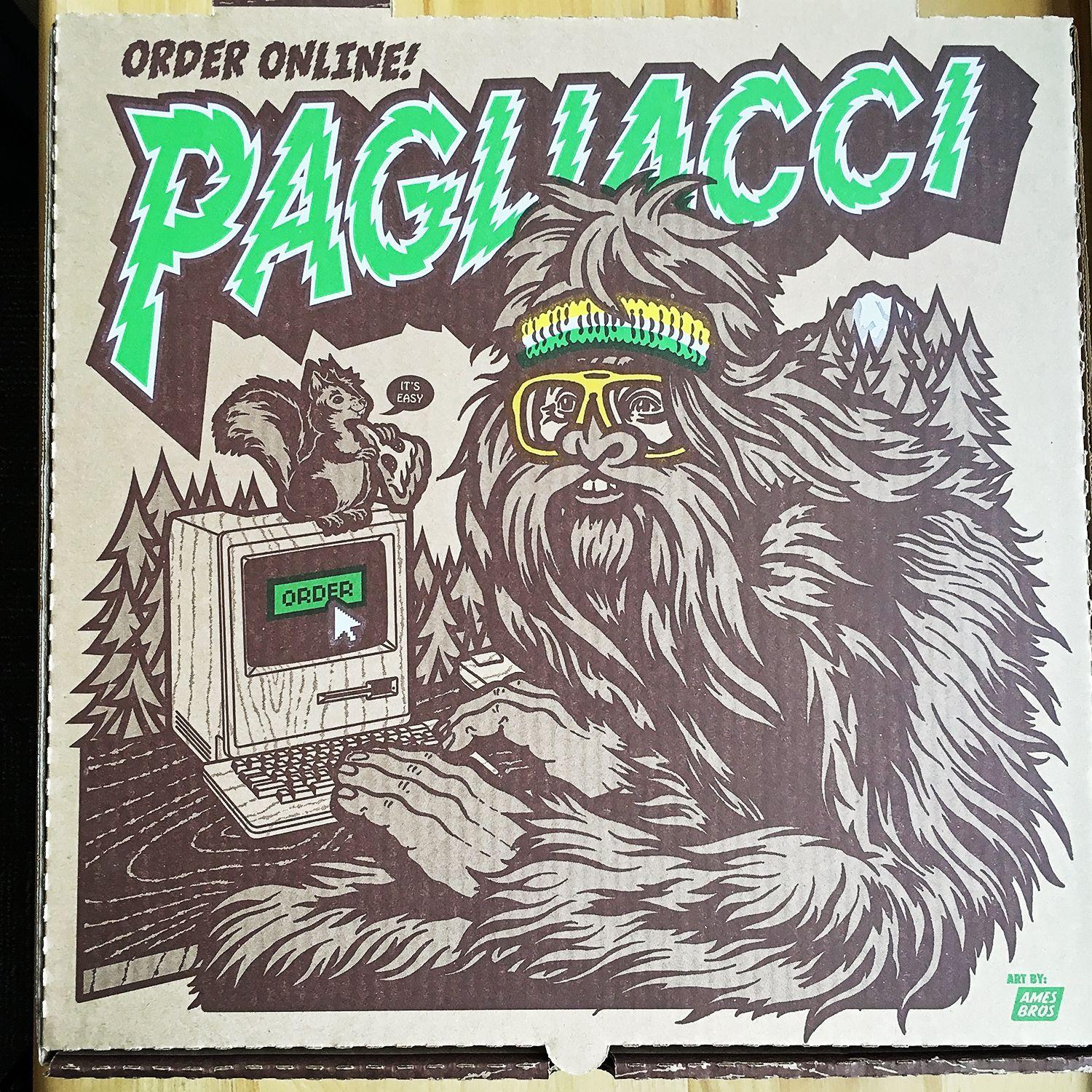 Pagliacci Pizza Logo - Sasquatch Lives! Ames Bros & Pagliacci Team Up