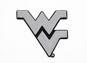WV Car Logo - West Virginia WV Chrome Metal Auto Car Emblem | eBay