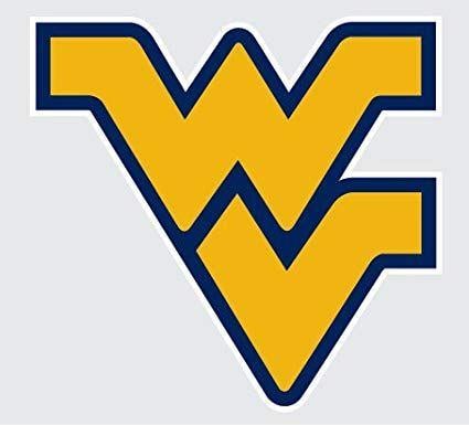 WV Car Logo - West Virginia Mountaineers WV LOGO 4 Vinyl Decal Car