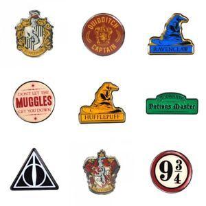 Harry Potter Logo - Genuine Harry Potter Logo Pin Badge Warner Bros Hogwarts Muggles 9 3 ...