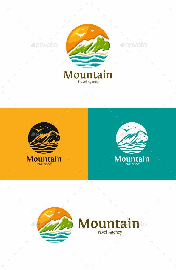Horse Mountain Logo - Poster. Logo templates, Logo design, Logos