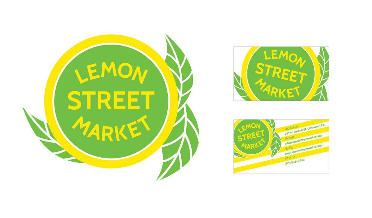 Lemon Phone Logo - Lemon Street Market Logo Bus. Card Redesign (Unused)
