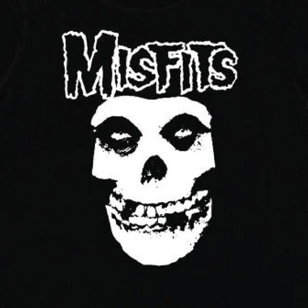 Misfits Logo - Misfits Punk Baby T-Shirt - Skull Logo – KidVicious.co.uk