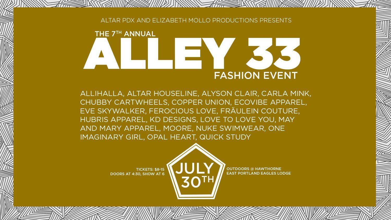 Fraulein Couture Logo - Alley 33 Fashion Show — Ivalieu