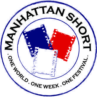 Red White Blue Logo - MANHATTAN SHORT Film Festival - FilmFreeway