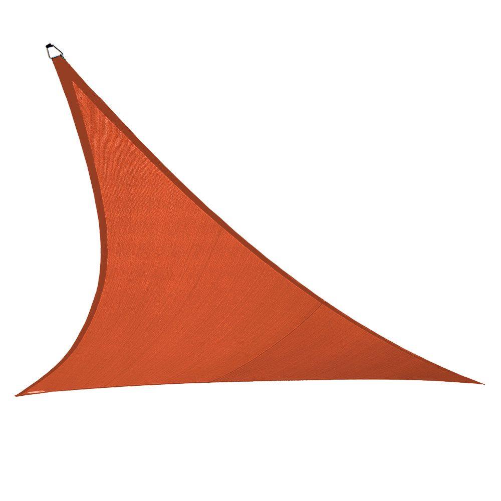 Right Triangle Red Logo - Coolaroo 15 ft. x 12 ft. x 10 ft. Terracotta Right Triangle Ultra ...