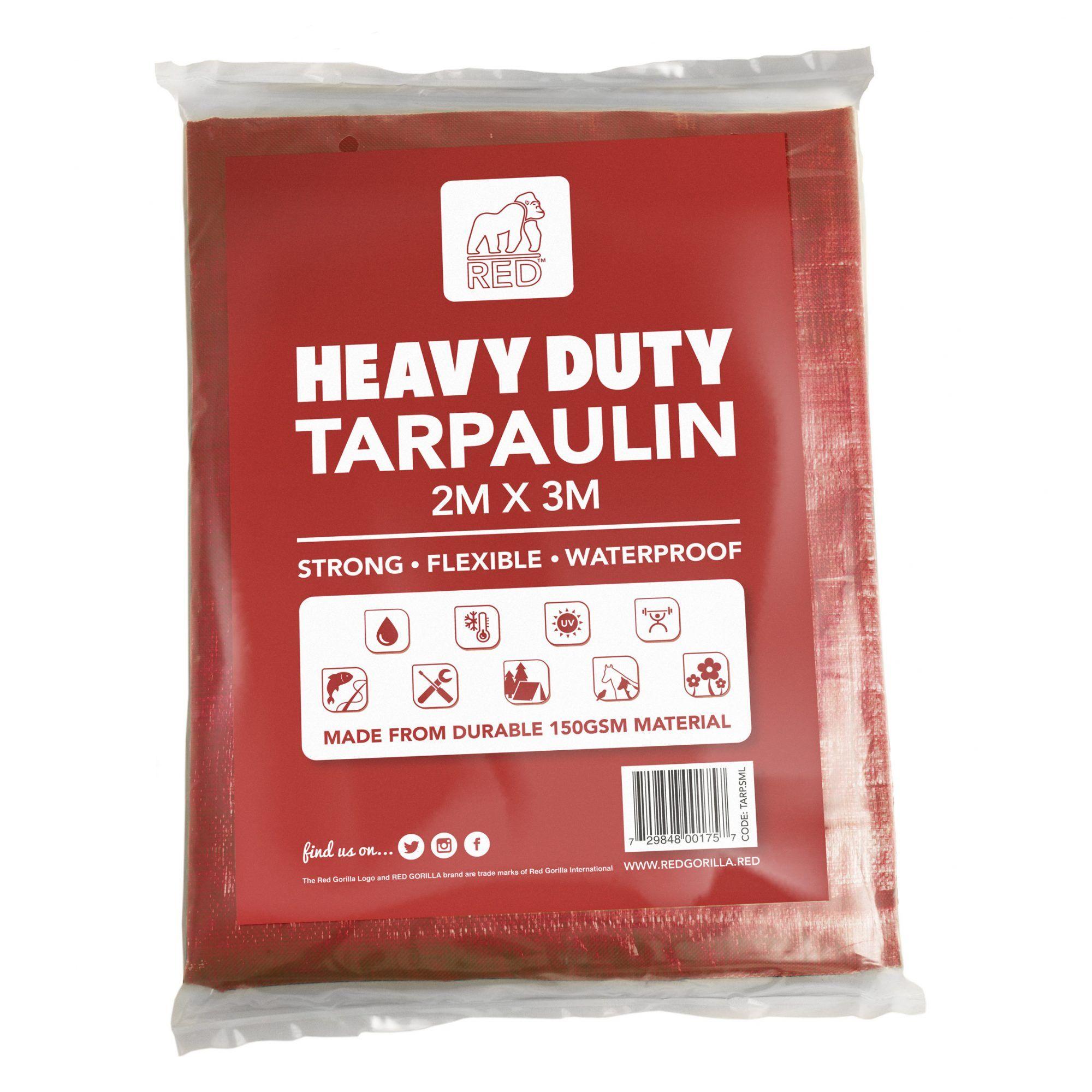 Red Gorilla Logo - Heavy Duty Tarpaulin