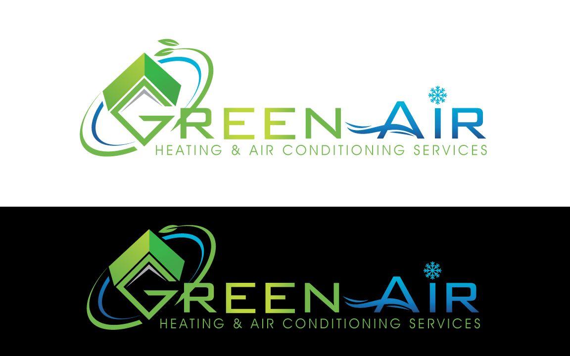 Green Air Logo - Bold Logo Designs. Hvac Logo Design Project for Green Air