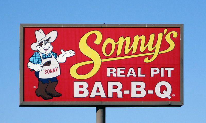 Sonny's Real Pit Bar B Q Logo - Sonny's Bar-B-Q: South | Visit St Augustine