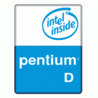 Intel Inside Pentium Logo - Intel Pentium D Logo Vector (.CDR) Free Download