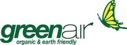 Green Air Logo - GREENAIR ORGANIC & EARTH FRIENDLY Trademark of Kaplan, Paulette J ...