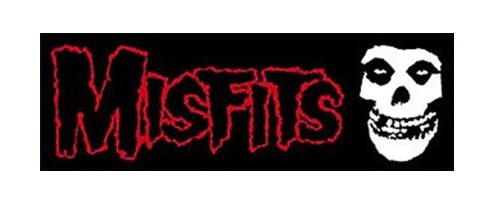 Misfits Logo - The Misfits Logo And Skull Sticker