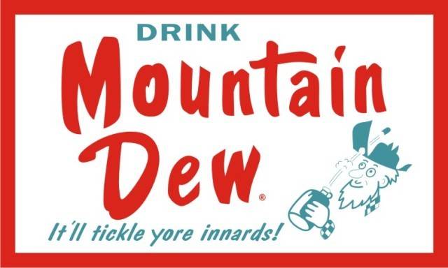 Vintage Mountain Dew Logo - Mountain dew original Logos