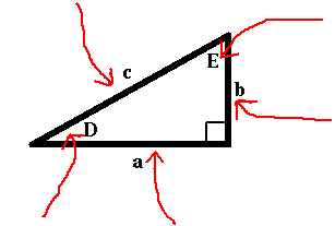 Right Triangle Red Logo - Calculate Quantity of a Right Triangle