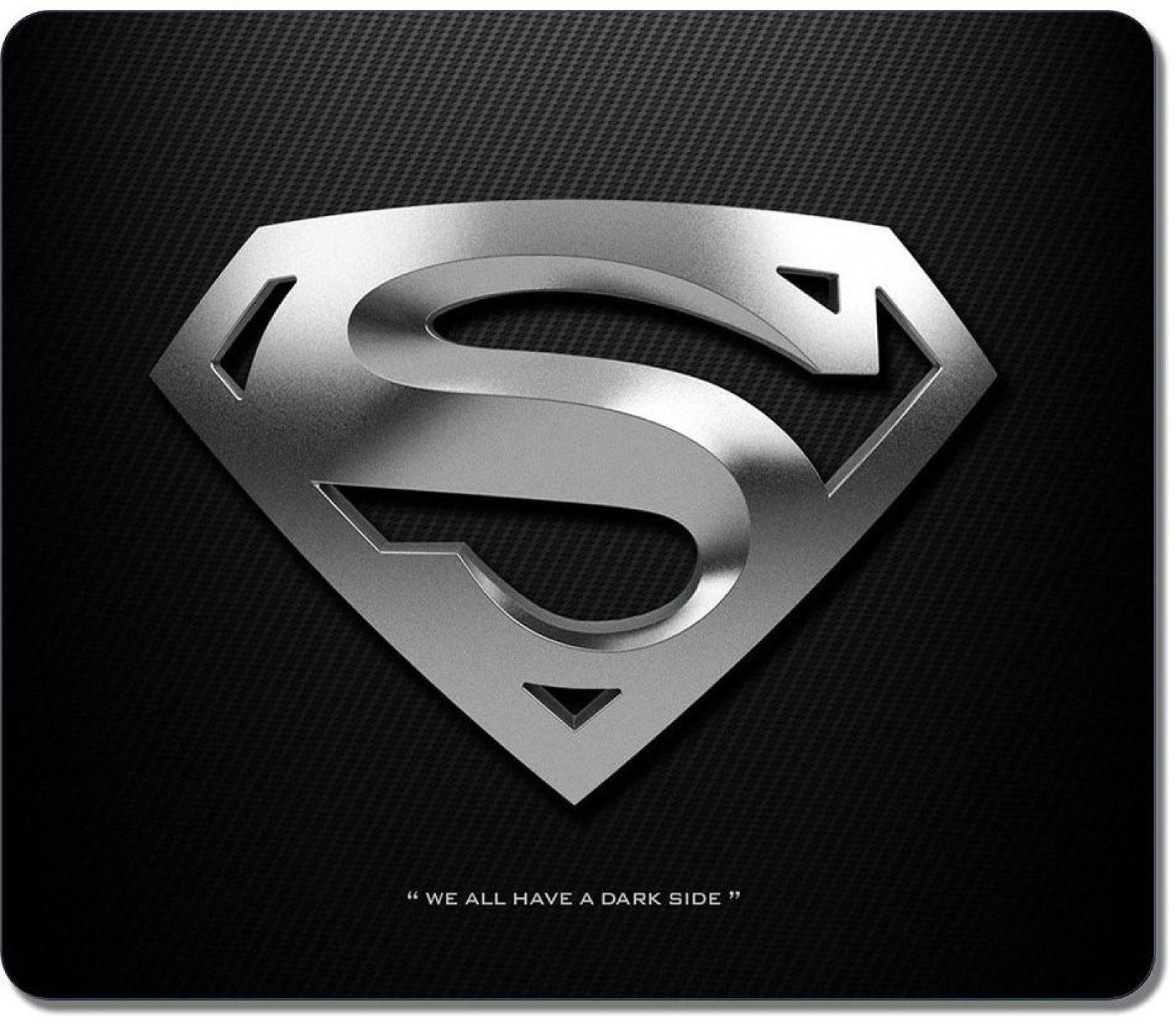 Best Superman Logo - Magic Cases Silver Superman Logo Best Mousepad - Magic Cases ...