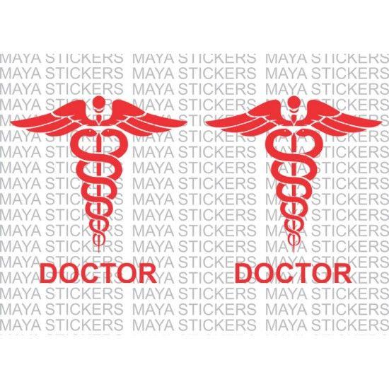 Doctor Logo - Doctor sign simple design for cars, bikes, doors
