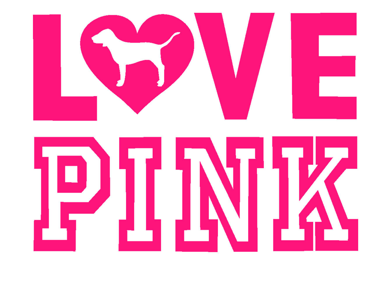 Love Pink Logo - LogoDix