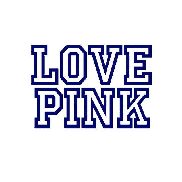 Love Pink Logo - 15.3*10.6cm New Victorias Secret Love Pink car Sticker Car Window ...