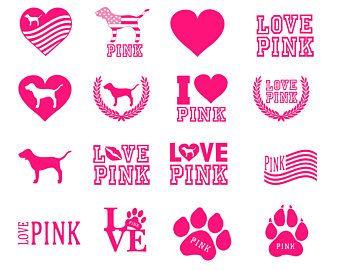 Love Pink Logo - Pink svg | Etsy