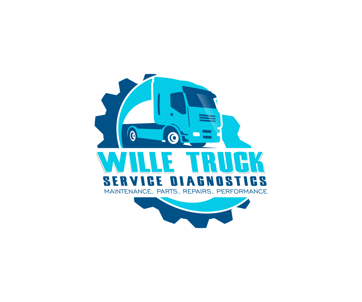 Truck Service Logo - Bold, Serious, Automotive Logo Design for Wille Truck Service ...
